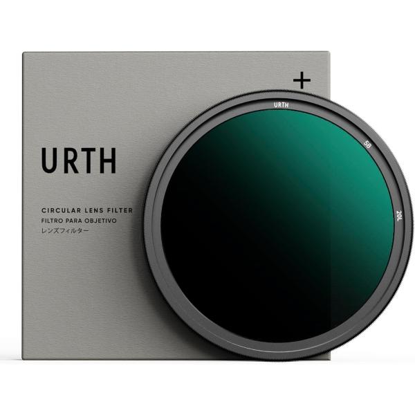Urth 58mm ND8-128 可変ndフィルター (プラス+) 3-7ストップ 可変 NDレン...