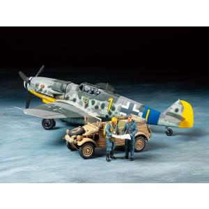 タミヤ (25204) 1/48メッサーシュミットBf109 G-6・キューベルワーゲン82型セット｜tamiya