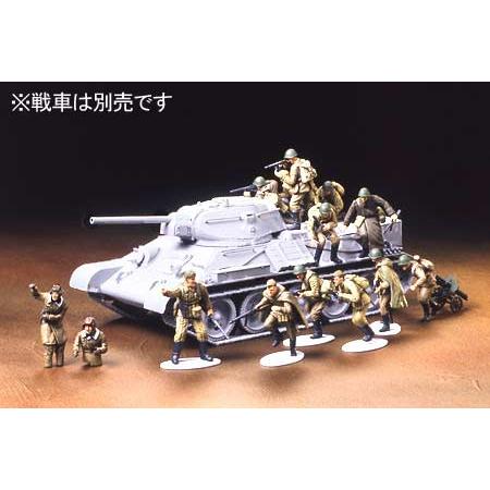 タミヤ（32521）1/48 ソビエト戦車搭乗歩兵セット