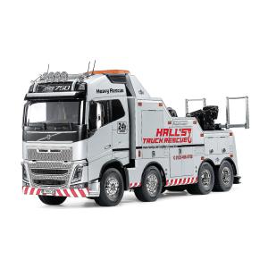 タミヤ (47528) 1/14RC ボルボ FH16 グローブトロッター 750 8x4 レッカートラック (シルバーエディション)