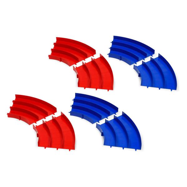 タミヤ ミニ四駆(69578）ミニ四駆 ジャパンカップ ジュニアサーキット カーブ  (青/赤) 各...