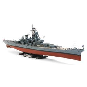 タミヤ（78029）1/350 アメリカ海軍戦艦 BB-63 ミズーリ 1991年仕様｜tamiya