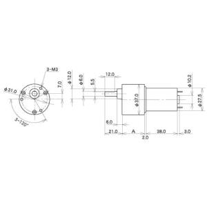 タミヤ(89865)AO-8025 ギヤードモ...の詳細画像1