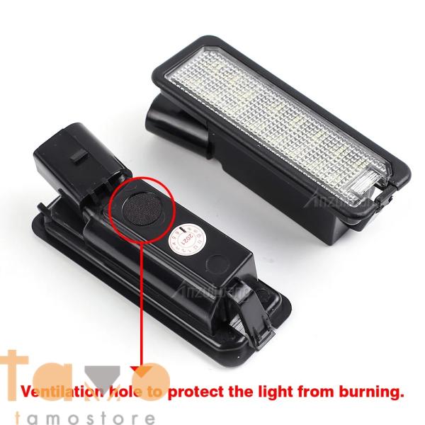 【並行輸入品】2x led ナンバー プレート ライト 35d 943 021a 1k 894302...