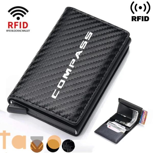 【並行輸入品】RFIDクレジットカードホルダー メンズウォレット 銀行カードホルダー レザーウォレッ...