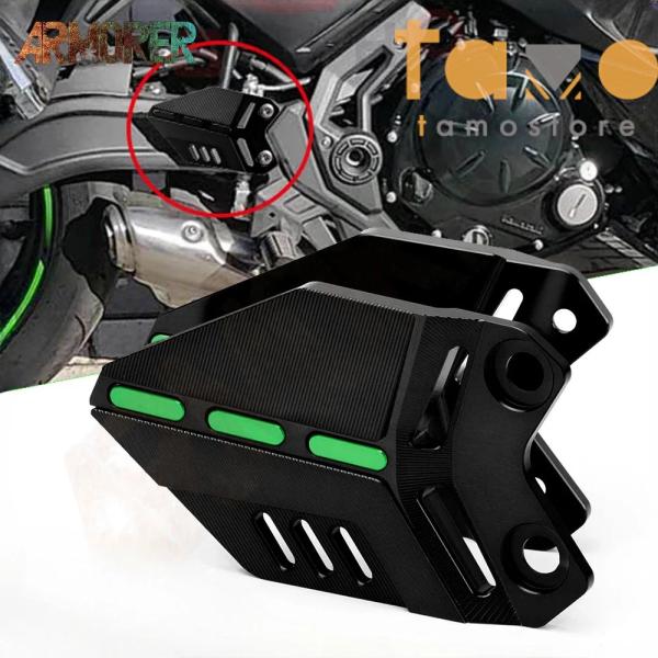 【並行輸入品】バイク リア ガード カスタム アクセサリー フットペグ フットレスト セット ヒール...