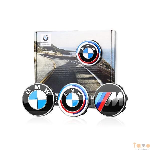 【並行輸入品】BMW ホイール カスタム 50周年記念フローティングセンターキャップ 56/68mm...