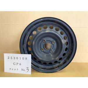 フィット GP6 純正 スチールホイール 1本 黒 丸穴20個タイプ 15インチ 
