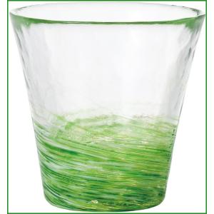 アデリア 津軽びいどろ フリーカップ グリーン 260ml