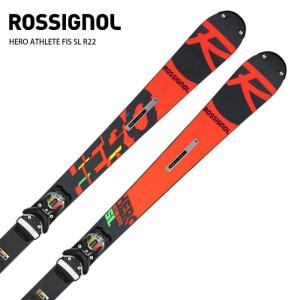 スキー板 メンズ レディース ROSSIGNOL ロシニョール＜2022＞ HERO ATHLETE FIS SL R22 + SPX 12 ROCKERACE ビンディング セット 取付無料【FIS対応】｜tanabeft