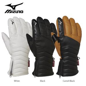 MIZUNO ミズノ スキーグローブ ＜2022＞ LEATHER 5 FINGER GLOVES Z2JY9501｜tanabeft