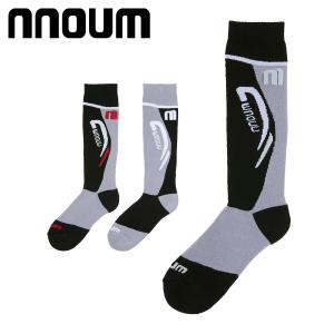 スキー ソックス メンズ 靴下 防寒 NNOUM ノアム 25-28