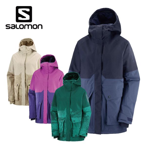 スキー ウェア ジャケット レディース SALOMON サロモン＜2023＞LC1824300 / ...