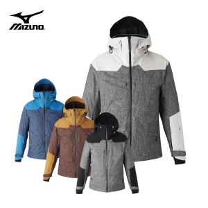 MIZUNO ミズノ スキーウェア ジャケット メンズ レディース＜2024＞ Z2MEA340 / FREE SKI PRINT PARKA フリ スキープリントパーカー｜tanabeft