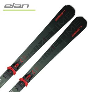 ELAN エラン スキー板 メンズ レディース 2024 PRIMETIME 22 GREEN ＋ EL 10.0 GW SHIFT プレート/ビンディング セット グリップウォーク対応｜tanabeft