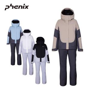 PHENIX フェニックス スキーウェア 上下セット レディース＜2024＞ PSW232P71 / Curving Panel Ws Two-piece｜tanabeft