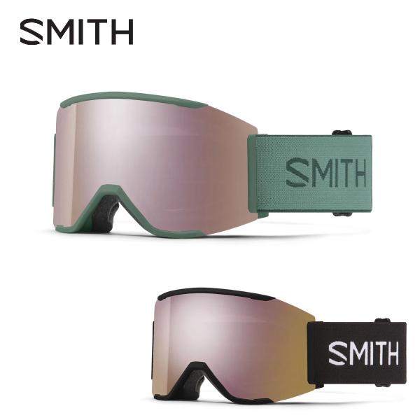 SMITH スキー ゴーグル メンズ レディース ＜2024＞ 〔E〕 SQUAD MAG / 〔E...