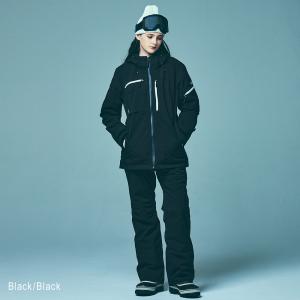 スキーウェア レディース 上下セット ハイブラ...の詳細画像3