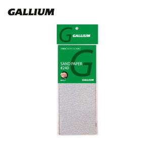 GALLIUM〔ガリウム〕 サンドペーパー#240 TU0034 やすり〔4枚入〕 スキー スノーボード スノボ｜tanabesp