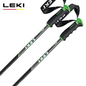LEKI レキ スキー ポール ストック 2023 NEOLITE AIRFOIL ブラック/ネオングリーン