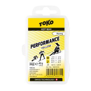 TOKO トコ ワックス Performance イエロー 40g 5501015 固形 スキー スノーボード スノボ｜tanabesp