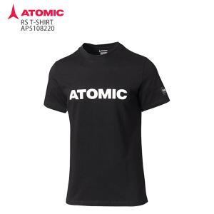 スキー ウェア メンズ レディース ATOMIC アトミック Tシャツ ＜2022＞RS T-SHIRT BLACK AP5108220｜tanabesp