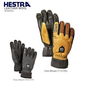 スキー グローブ メンズ レディース HESTRA ヘストラ 2023 30800 LEATHER WOOL〔レザーウール〕｜tanabesp