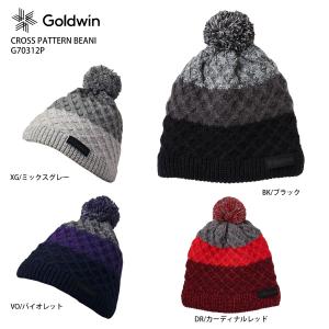 GOLDWIN ゴールドウイン ビーニー 2022 CROSS PATTERN BEANI/G70312P｜tanabesp