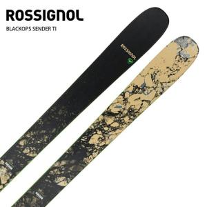 スキー板 メンズ レディース ROSSIGNOL ロシニョール 2022 BLACKOPS SENDER TI 【板のみ】｜tanabesp