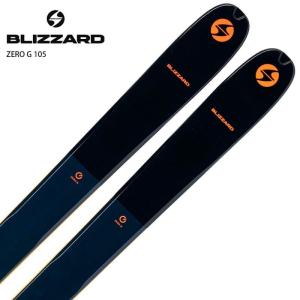 スキー板 メンズ レディース BLIZZARD ブリザード 2022 ZERO G 105 FLAT 【板のみ】｜tanabesp