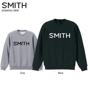 エントリでP+4%〜5%!3/29限定! メンズ レディース SMITH スミス スウェット トレーナー 2024 ESSENTIAL CREW エッセンシャルクルー｜tanabesp