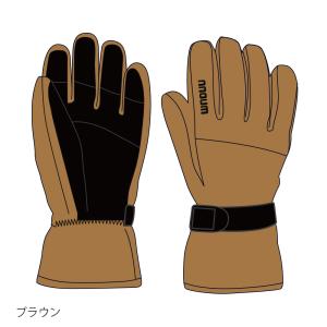 スキーグローブ メンズ 手袋 NNOUM ノア...の詳細画像5