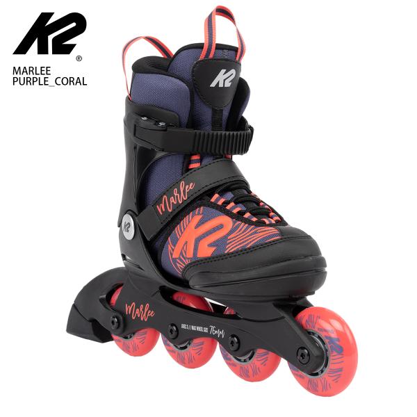 インラインスケート キッズ ジュニア K2 ケーツー 2022 MARLEE〔PURPLE CORA...