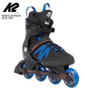 K2〔ケーツー〕インラインスケート KINETIC 80 PRO M BLUE_RED  初心者 ローラースケート ローラーブレード｜スキー専門店タナベスポーツ