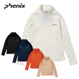 エントリーでP10倍! 10/7限定! PHENIX フェニックス スキー アンダーシャツ レディース ＜2023＞ ESW22LS50/TWINPEAKS Ws 1/2 ZIP TEEの商品画像