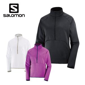 SALOMON サロモン スキーウェア ＜2023＞ LC1831000 / LC1831400 / LC1831500 / SNTIAL WARM HZ MID W / レディース  ミッドレイヤー｜tanabesp