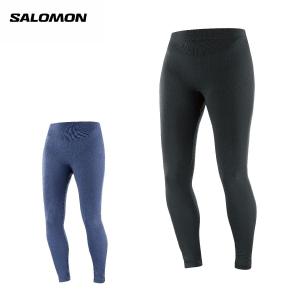 SALOMON サロモン スキーウェア アンダータイツ ＜2023＞ LC1884100 / LC1884000 / SNTIAL WARM SMLS TIGHTS W / レディース シームレスタイツ｜tanabesp