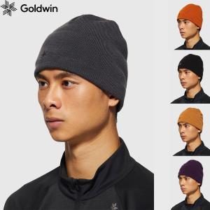 スキー ニット帽 GOLDWIN ゴールドウイン ビーニー＜2023＞ G72301P / Goldwin Logo Beanie 22-23 旧モデル｜tanabesp