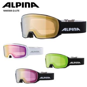 ALPINA アルピナ スキーゴーグル ＜2024＞NAKISKA Q-LITE / ナキスカ Q-LITE / A7180 眼鏡・メガネ対応 23-24 NEWモデル｜tanabesp