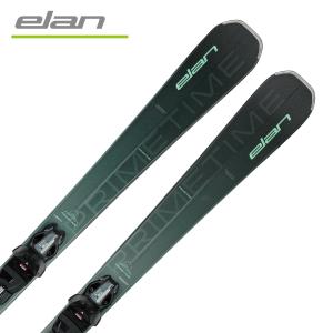 ELAN エラン スキー板 レディース 2024 PRIMETIME N°2W BLACK ＋ EL 9.0 GW SHIFT プレート/ビンディング セット 取付無料｜tanabesp