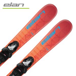 スキー板 キッズ ジュニア ELAN エラン ＜2024＞ MAXX ORANGE JRS ＋ Junior Shift ＋ EL 4.5 GW CA JRS BLK [AFDKKD23]【金具付き・取付送料無料】｜tanabesp