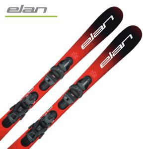 スキー板 キッズ ジュニア ELAN エラン 2024 FORMULA RED JRS ＋ Junior Shift ＋ EL 4.5 GW CA JRS BLK [AFHJYC22]【金具付き・取付送料無料】 2023-2024｜tanabesp