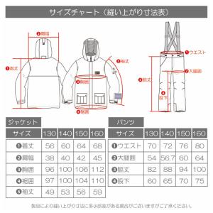 スキーウェア キッズ スノーウェア ジュニア ...の詳細画像5