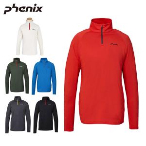 PHENIX フェニックス スキー アンダー ウェア シャツ メンズ＜2024＞ ESM23LS12 / Thunderbolt 1/2 Zip Tee｜tanabesp