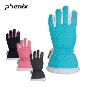 PHENIX フェニックス スキー グローブ キッズ ジュニア＜2024＞ESG23GL91 / Snow White Junior Gloves｜tanabesp