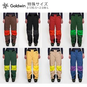 GOLDWIN ゴールドウイン スキーウェア パンツ メンズ＜2024＞2-tone Color Wide Pants / G33355A【特殊サイズ】【0-1〜2-3】｜tanabesp