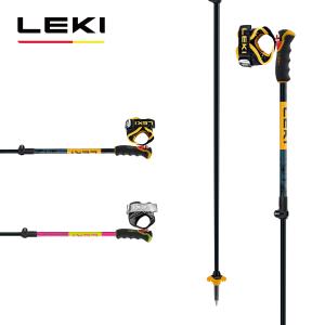 エントリでP+4%〜5%!3/29限定! LEKI レキ スキーポール ストック 伸縮式 メンズ レ...