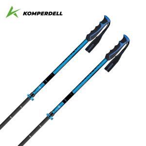 KOMPERDELL コンパーデル スキーポール ストック メンズ レディース 伸縮式ストック アルミ カーボン＜2025＞CARBON PRO VARIO　JAPAN BLUE３｜tanabesp