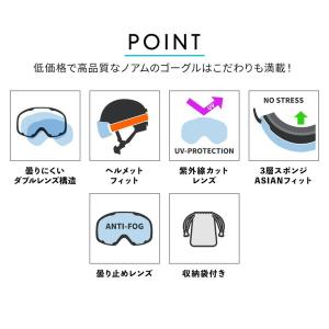 スキーゴーグル スノーボード メガネ 眼鏡対応...の詳細画像5