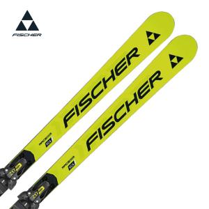 FISCHER フィッシャー スキー板 キッズ ジュニア 2025 RC4 WORLDCUP GS JR. / [A10023] + M-PLATE + RC4 Z11 ビンディング セット 取付無料 早期予約｜tanabesp